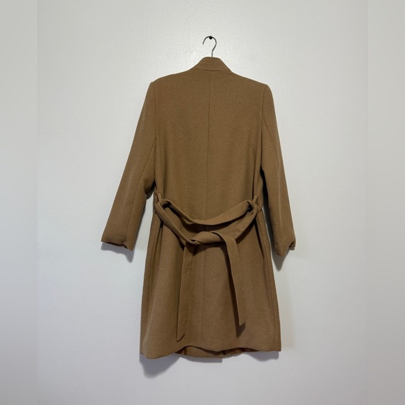 Daily Ritual Women's Wool Blend Belted Coat  Size 6 - Picture 3 of 4